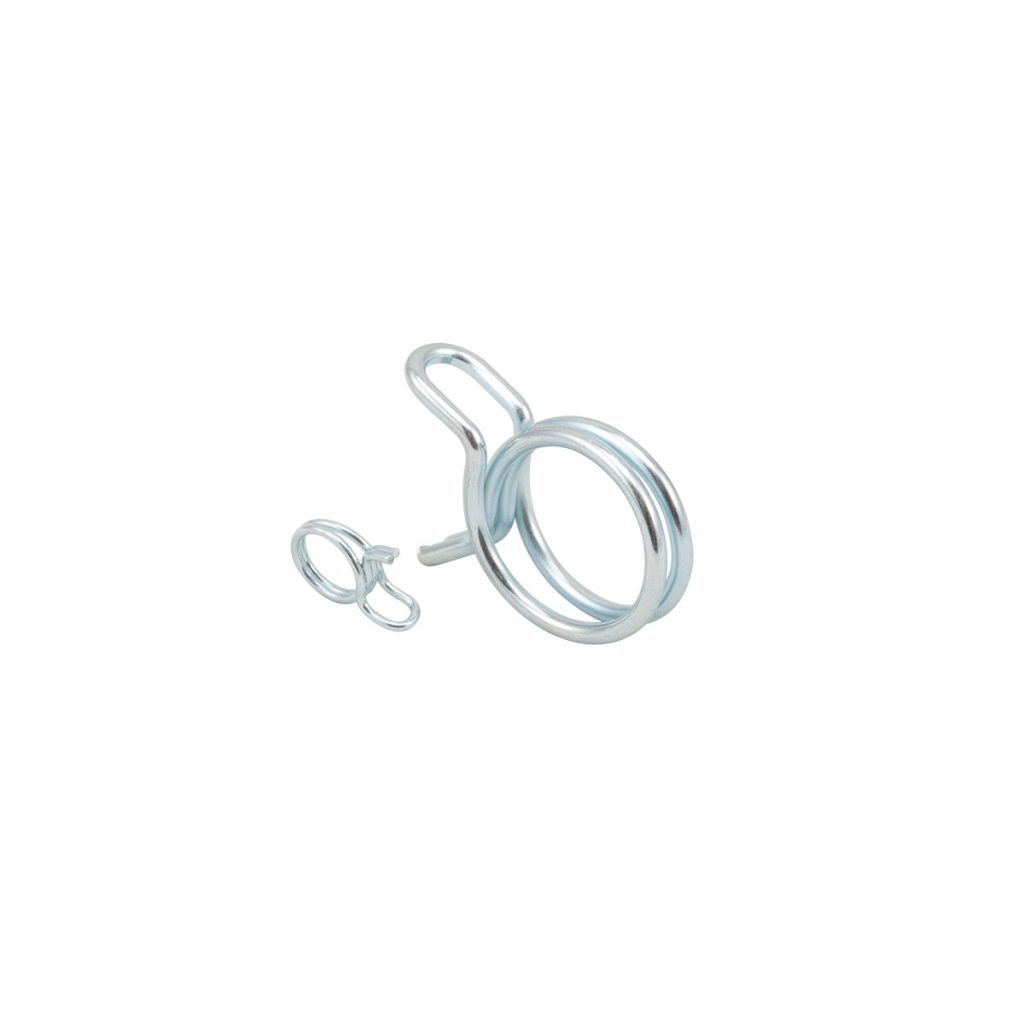 Sourcing Map 25 Fascette Stringitubo A Molla In Acciaio Inox, Doppio Filo, Diametro 5mm, Per Tubi Carburante, Silicone E Acqua
